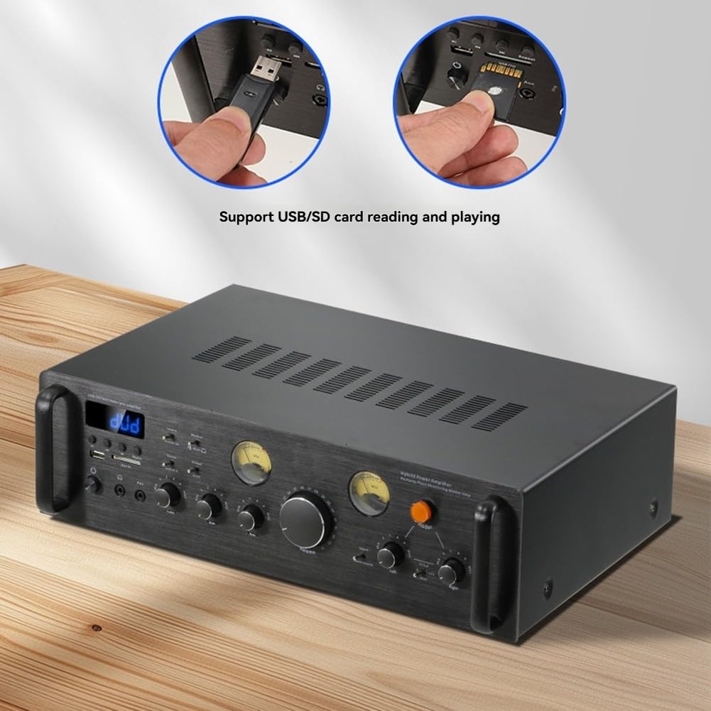 Amplificatore di Potenza Altoparlante X9 Car Bluetooth con Schermo Dinamico Stereo per Casa Auto Riunioni Karaoke Cinema con Spina EU