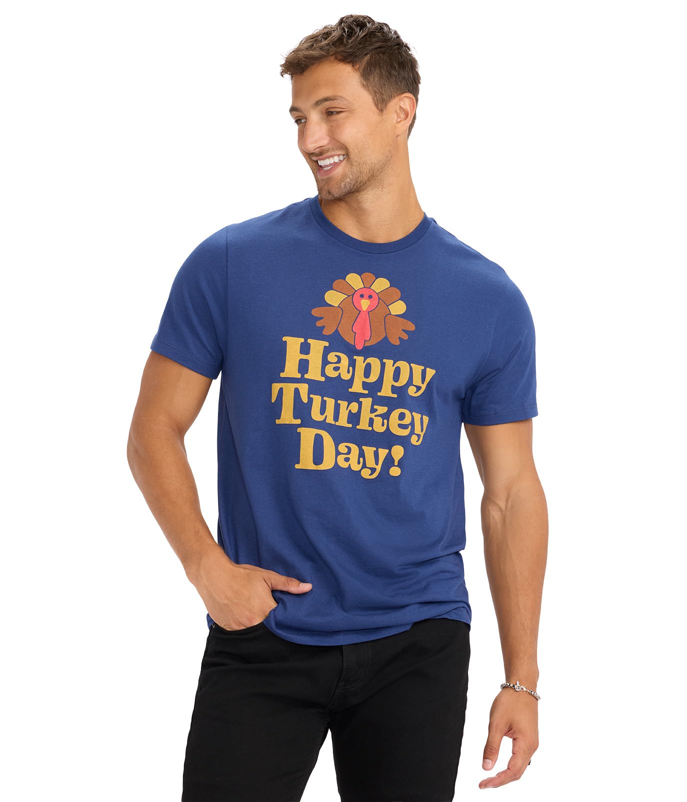 Tipsy Elves Funny Men's Thanksgiving Shirts - Hilarious Turkey Day and Friendsgiving Tees for Men