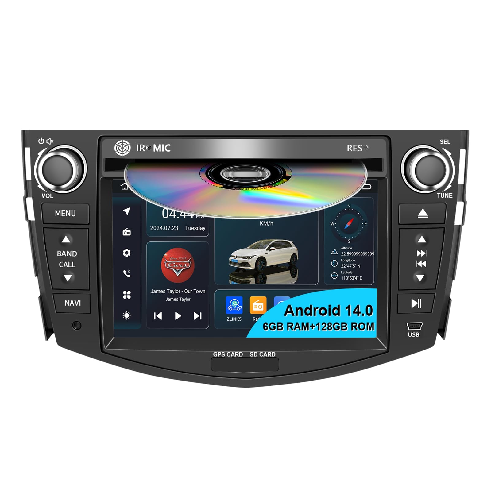Car Radio for Toyota RAV4 2006 2007 2008 2009 2010 2011 2012 7