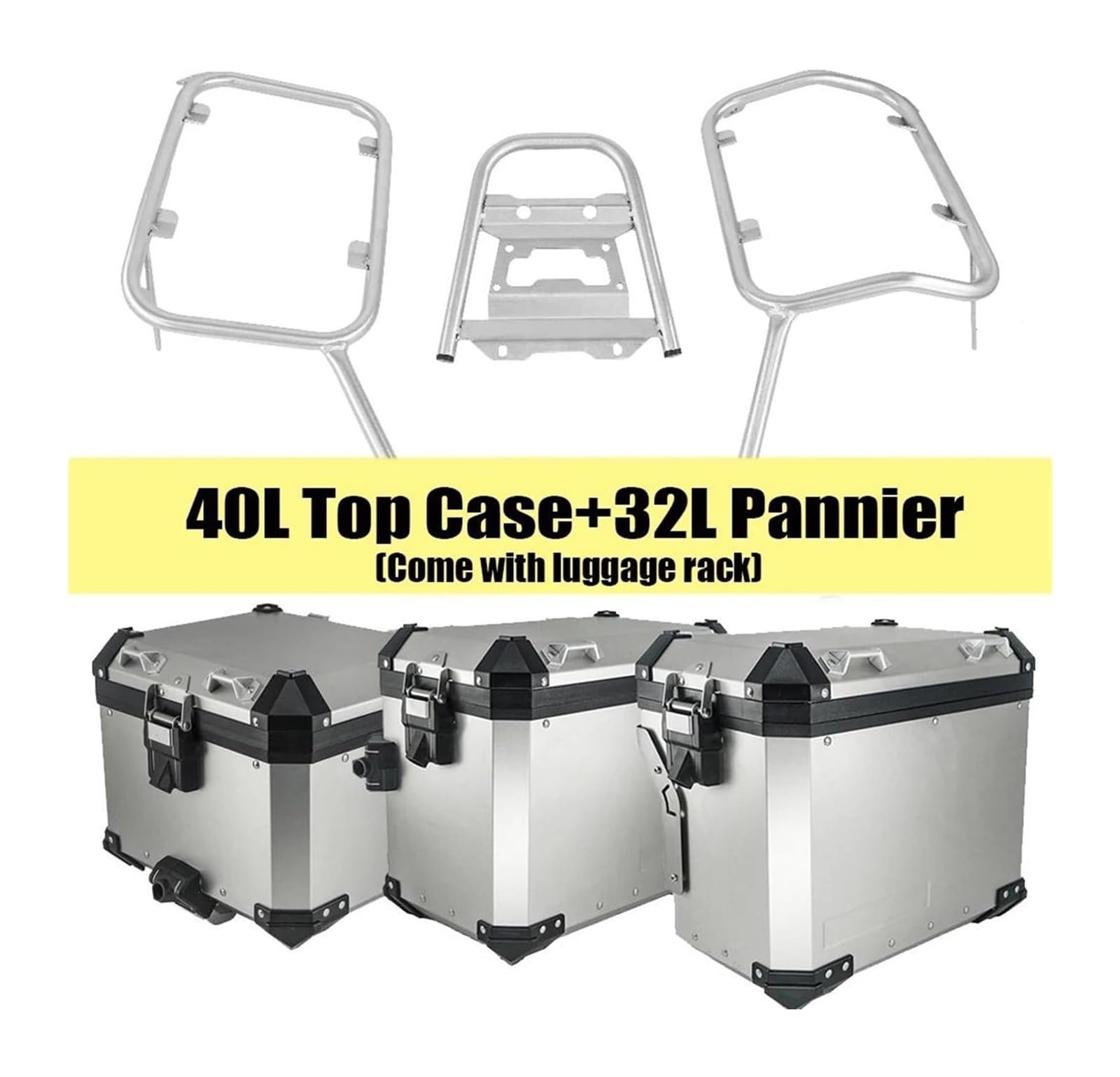 Für CB400X CB400 CB 400 X 400CB 2021 Motorrad 40L/45L Top Case Schwanz Box Halterung 32L Packtaschen Satteltasche Gepäckträger Gepäckträger Hinten Motorrad