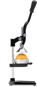 Focus Foodservice 97336 Jupiter Large Commercial Juice Press, Black