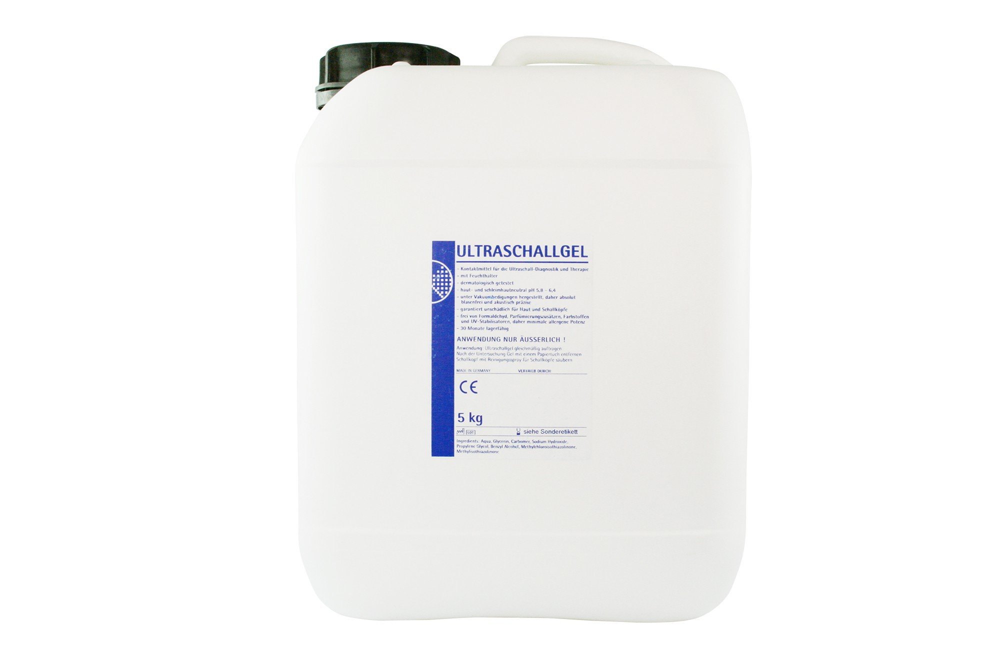 Sanismark - Gel ultrasónico en diferentes tamaños, 5 kg