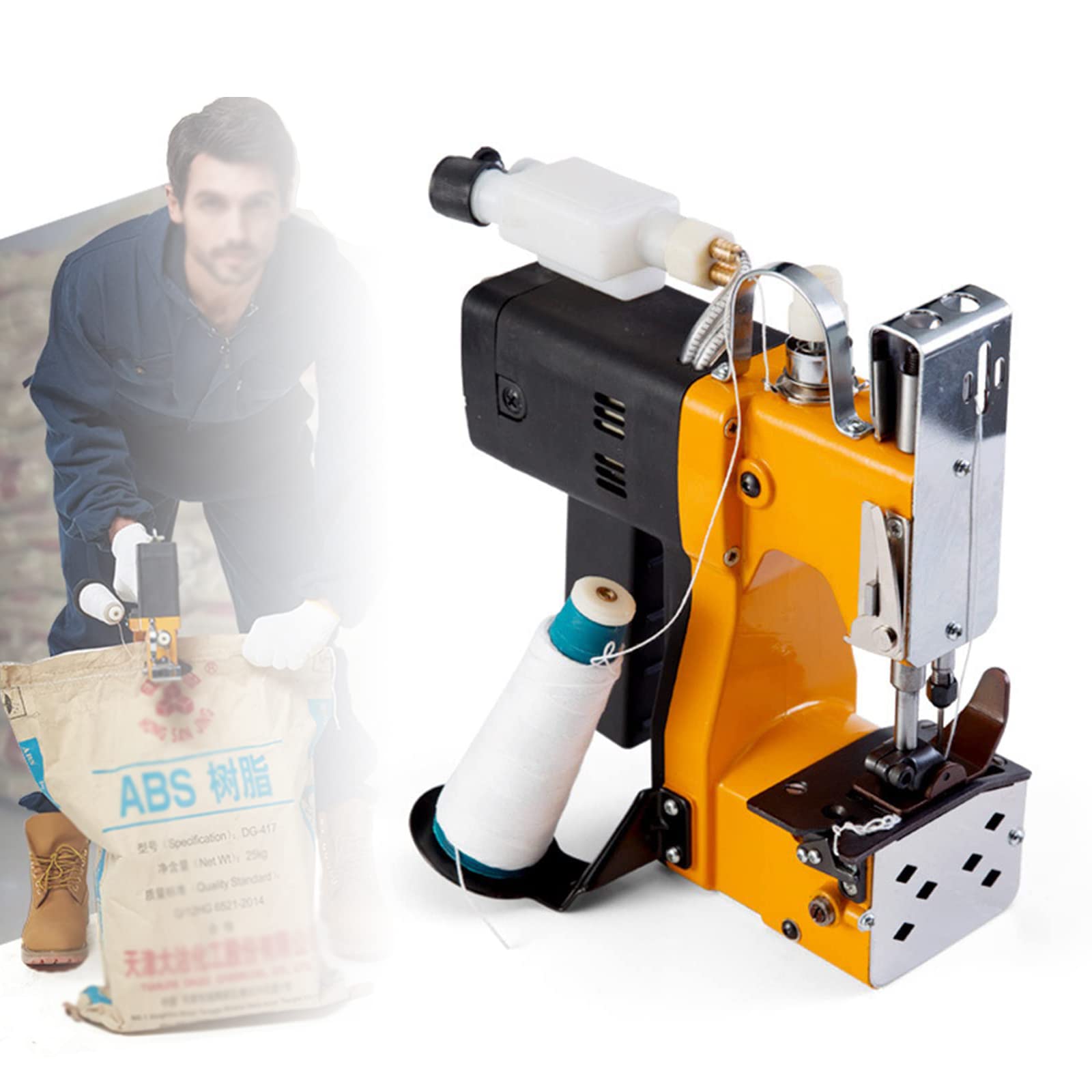 Machine de fermeture de sac portable sans fil automatique pour riz et tissé