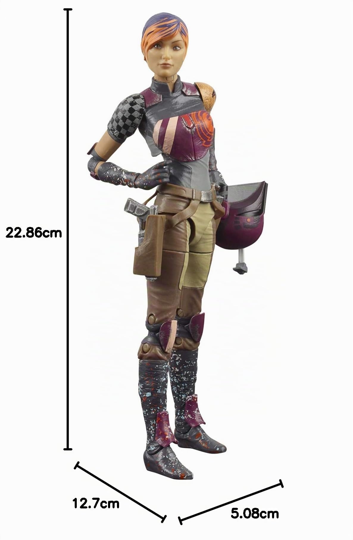 Star Wars The Black Series Sabine Wren 15 cm große Rebels Action-Figur zum Sammeln, Kids ab 4 Jahren