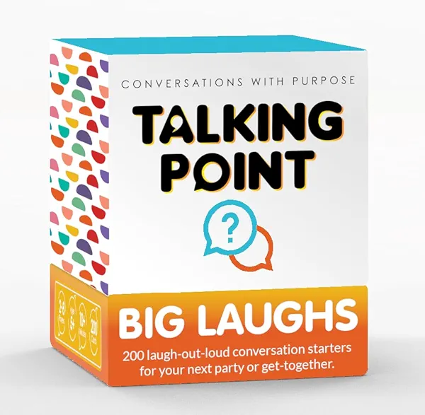Fun Conversation Card Game for Adults and Families - 200 Hilarious Questions to Answer Together - Funny Group Game for Kids and Parties, Family Reunions, and More - Put Down Your Phones and Have Fun
