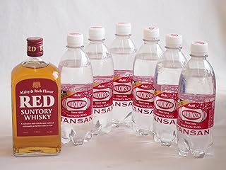 家飲みを、バーカウンターへ ハイボールウイスキー7本セット(ウィルキンソン炭酸 サントリー ウイスキー レッド39度) 500ml×6本 640ml×1本
