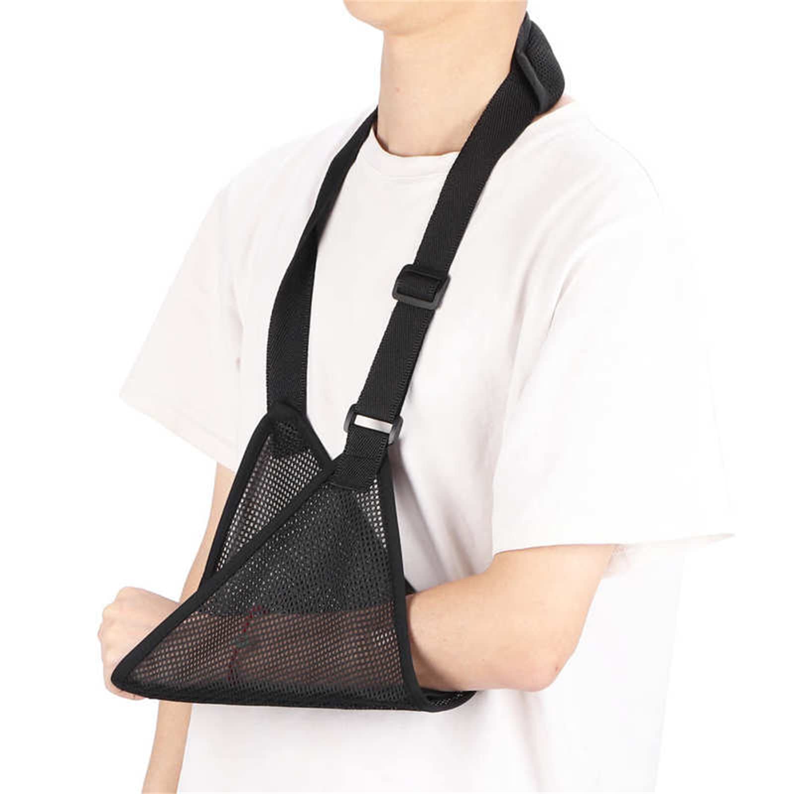 Cabestrillo de Malla Transpirable para fracturas, Ajustable, Ligero, cómodo, para Hombro, Brazo, inmovilizador, Soporte, Transpirable, Hombro Derecho, Izquierdo, estabilizador, Soporte para