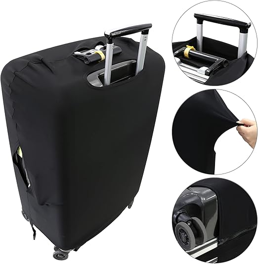 Protection Valise Voyage Housse De Valise Universelle Kwmobile - Protection Souple Bagage - Taille L 80x66cm Housse Bagage