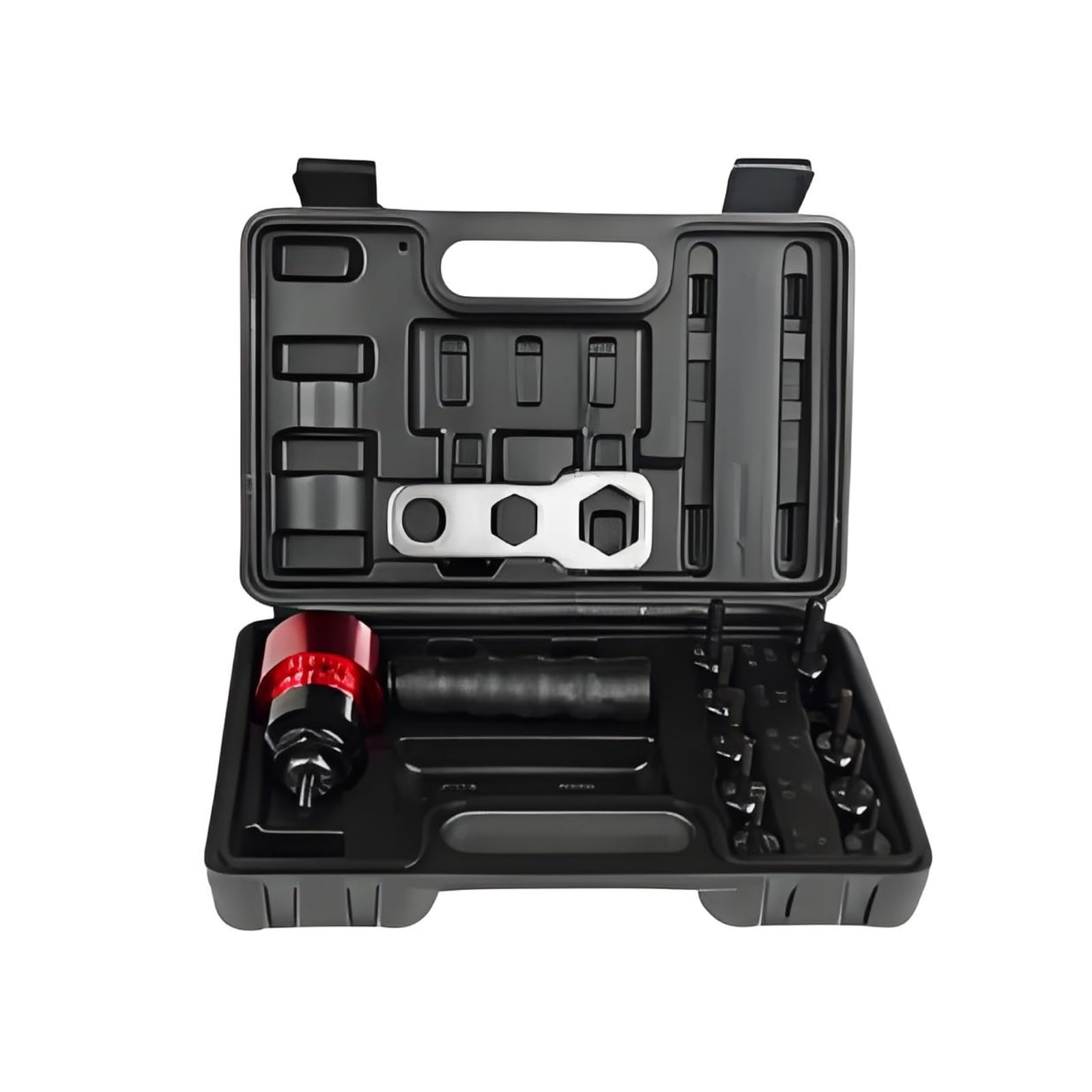 Pistola Remachadora Taladro Agarre Estriado Herramienta Remachadora Tuercas Instalador Tuercas Remachables Hexagonal para Láminas Metálicas