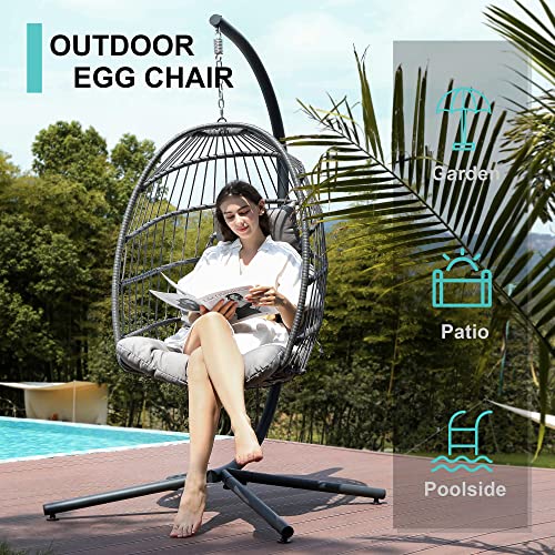 Consejos y reviews para comprar Sillas Colgantes con Soporte para Jardín que Puedes comprar On-line. 6 Imagen adicional