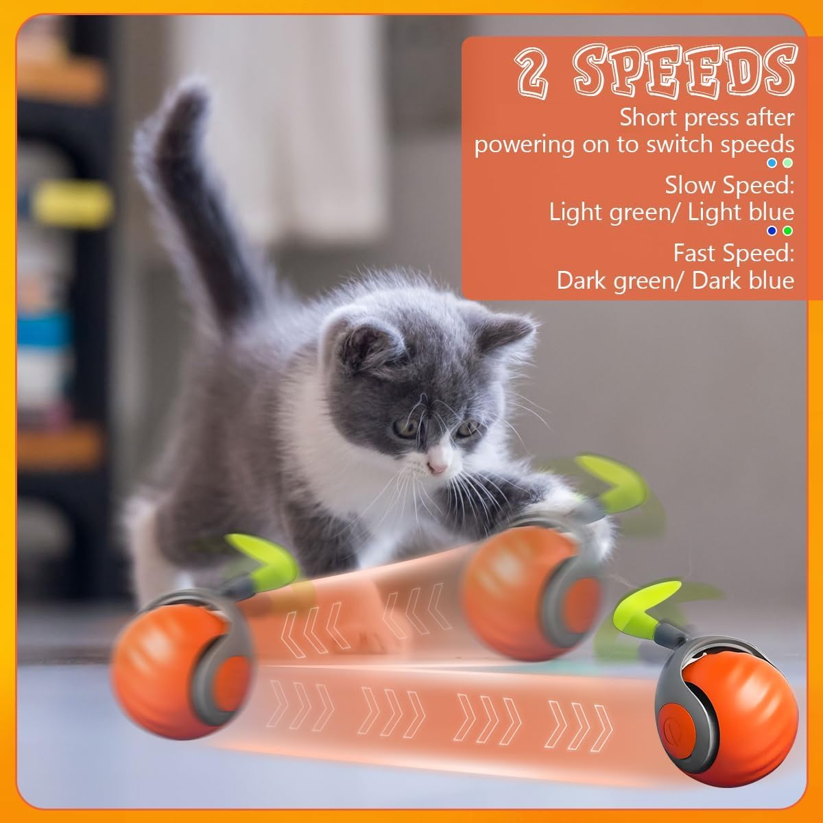 Smart Interactive Cat Toy Balls, Interactive Cat Ball - Image 2