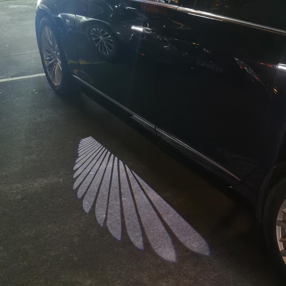 Side Mirror Puddle Lights, projector ghost shadow side mirror welcome angel wings lights for Kuga,Mondeo,C-Max,Escape,Focus(MK3.3.5) 15-18year