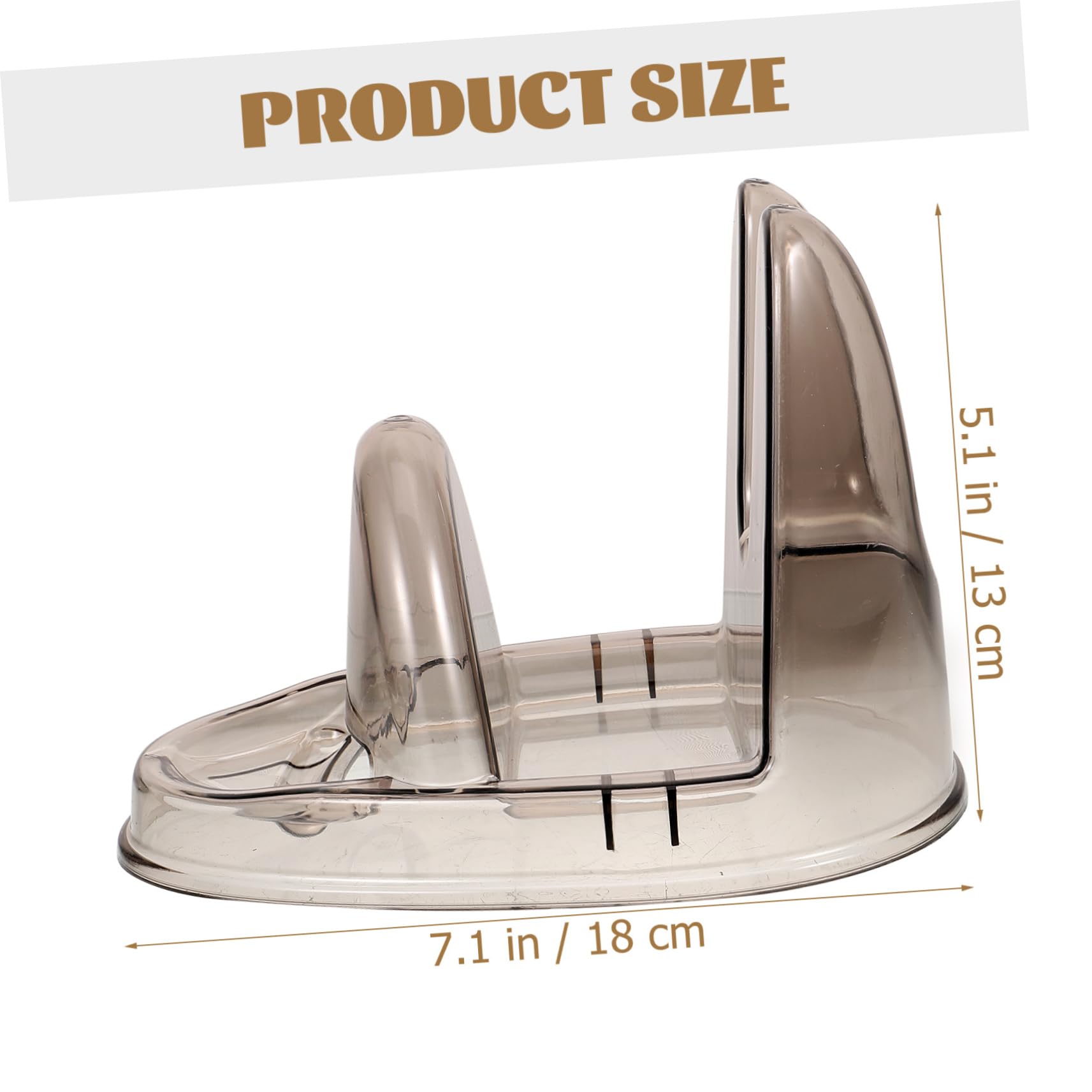 BRIGHTFUFU Pan Lid Organizer and Spoon Rest for Kitchen Counter Pot Lid Holder Easy to Use Kitchen Accessories for Spaces Simple Design