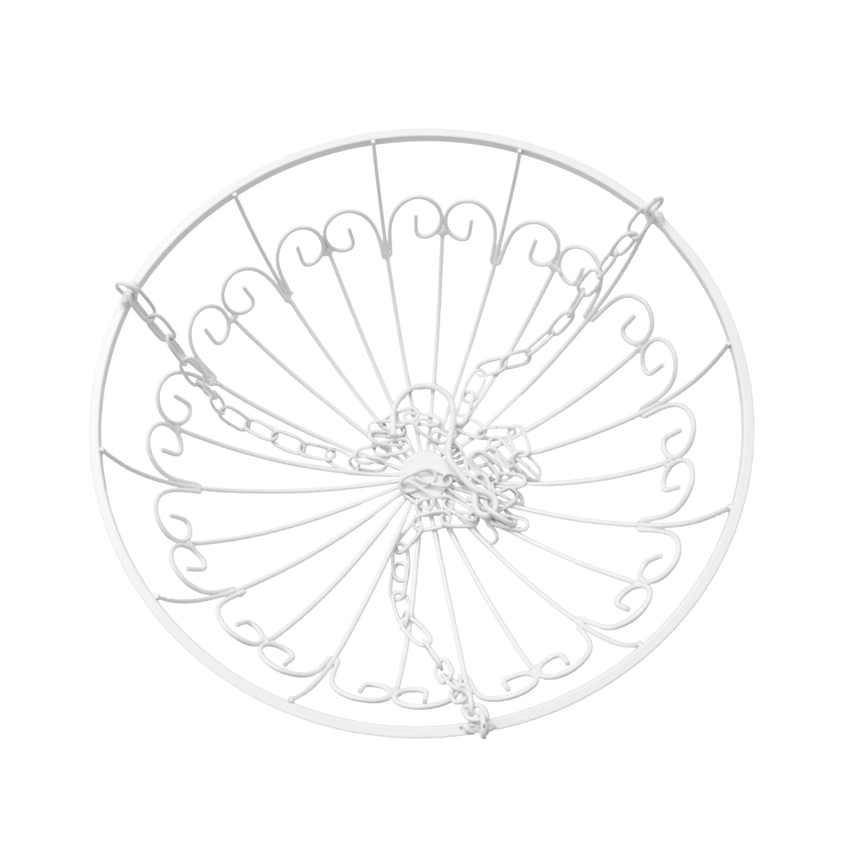 Panier suspendu en fer forgé Abaodam pour plantes et fleurs d'intérieur