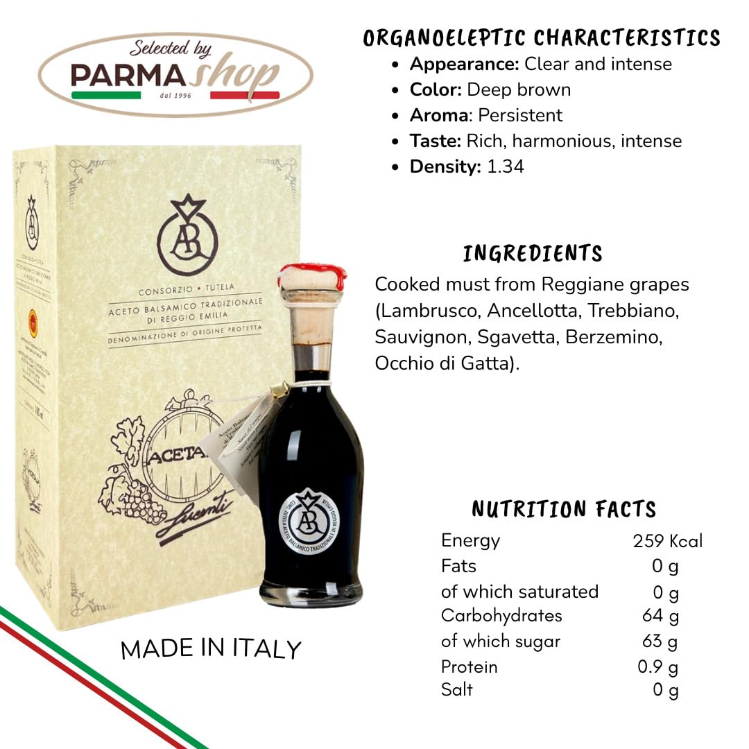 Vinagre Balsámico Tradicional de Reggio Emilia - Aragosta (Etiqueta Langosta) - Màs de 12 Años - Selected by PARMAshop