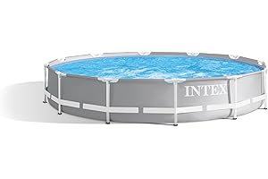 INTEX 26710EH Prism Frame Premium Above Ground Swimming Pool: 12ft x 30in