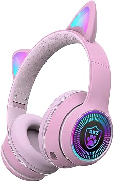 Cat Ear Gaming Bluetooth 5.1 Wireless 