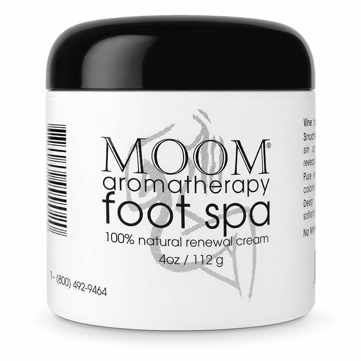 MOOM Foot Spa Cream & Lotion, Cracked Heels Aromatherapy Moisturizer - 4 oz 4 Ounce (Pack of 1)