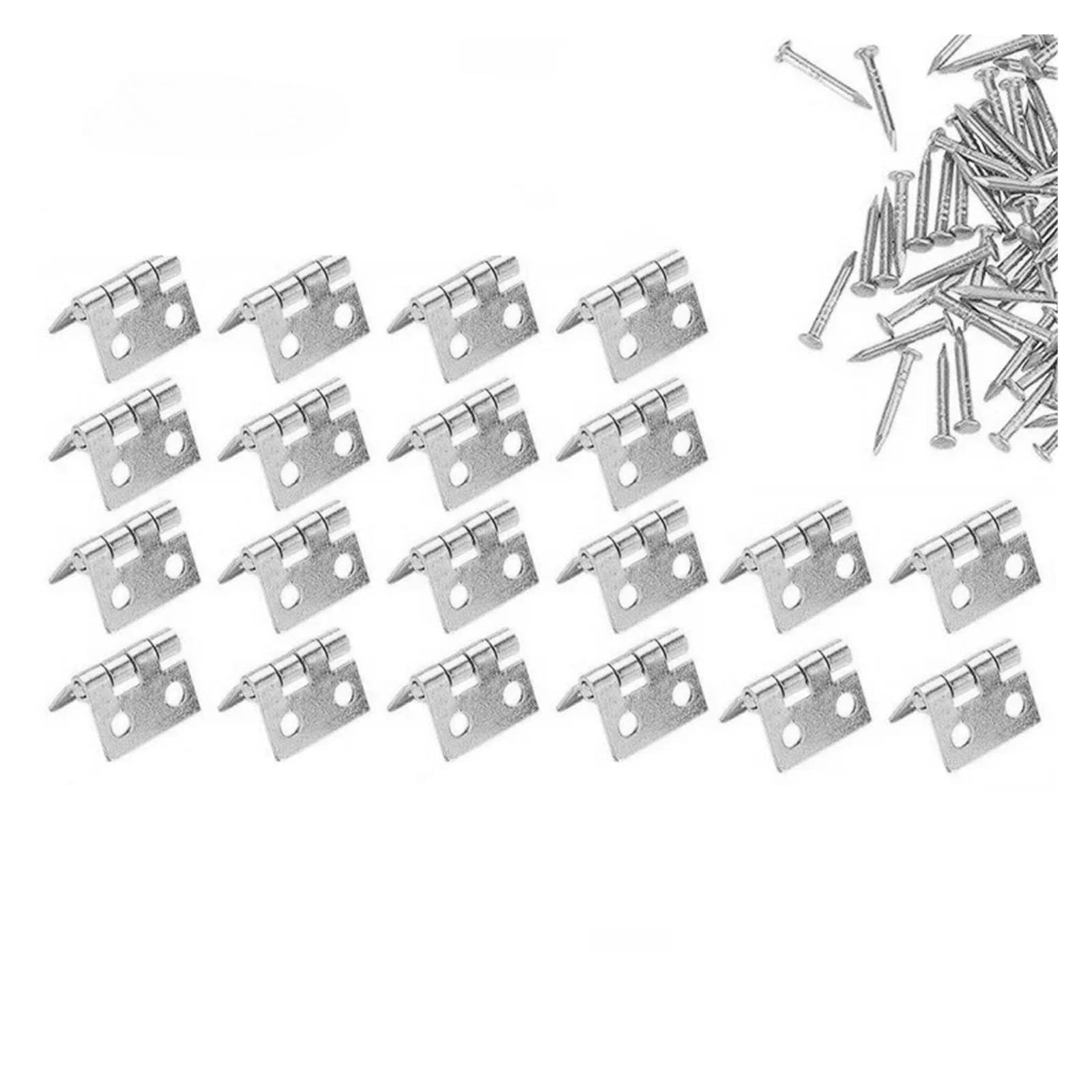 8x10mm Mini Hinge 50 Pack for Jewelry Gift Wine Box Craft Hardware