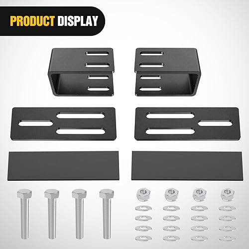 Miniatura 4 de Nilight Soporte de barra de luz LED antideslizante para SUV, todoterreno, vehículos con portaequipajes, color negro