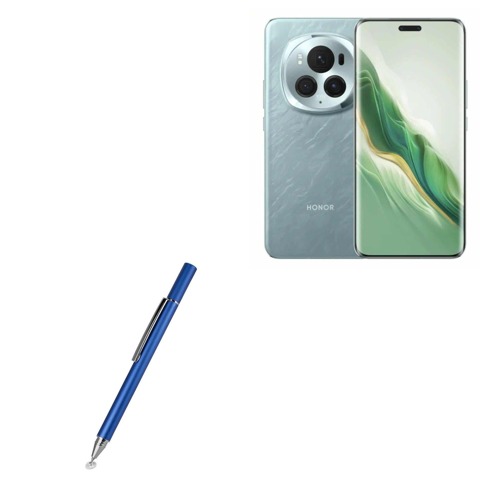 BoxWave Stylus Pen Compatible with Honor Magic6 Pro - FineTouch Capacitive Stylus, Super Precise Stylus Pen - Lunar Blue