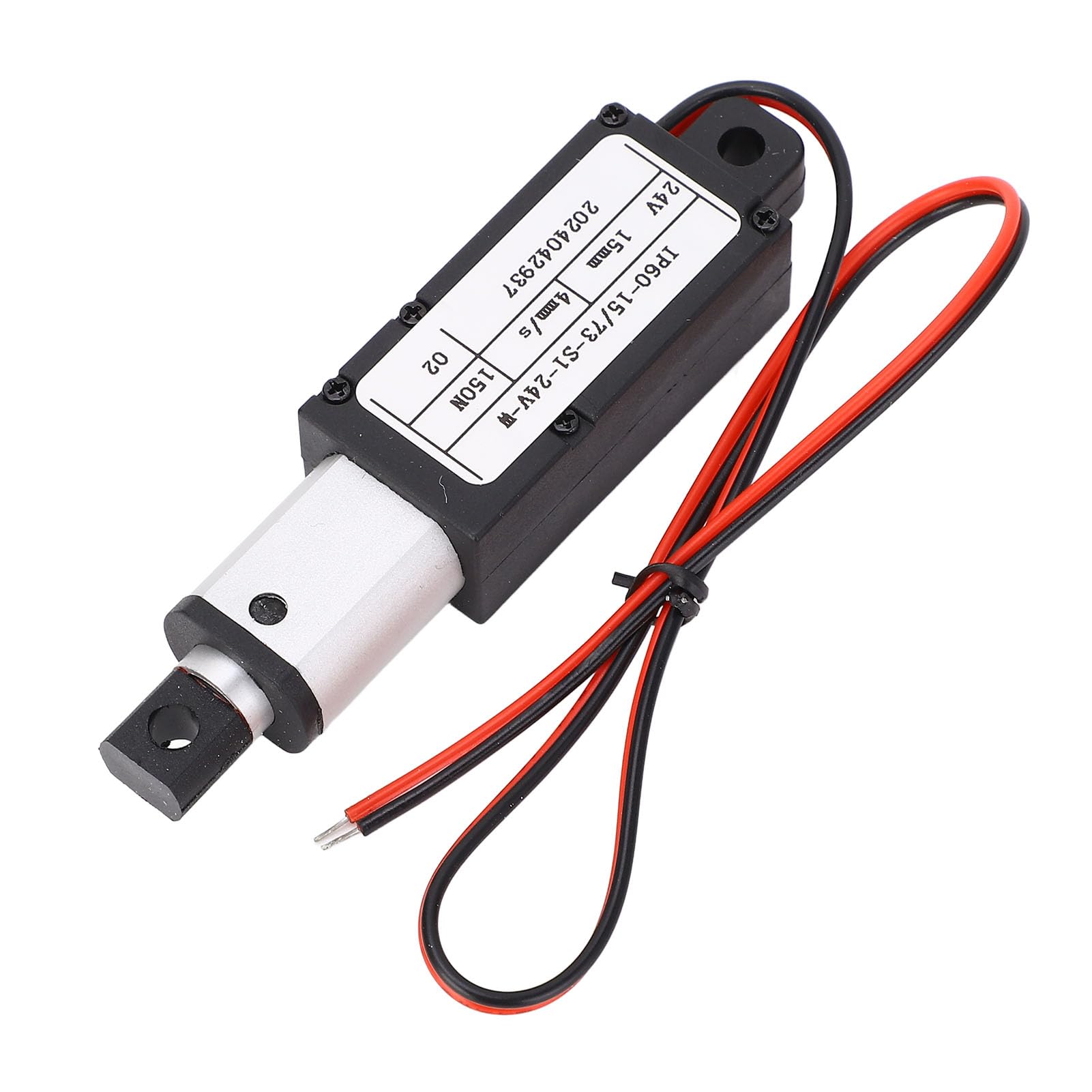 Actionneur linéaire 24V compact étanche IPX4 avec poussée de 150N pour robot