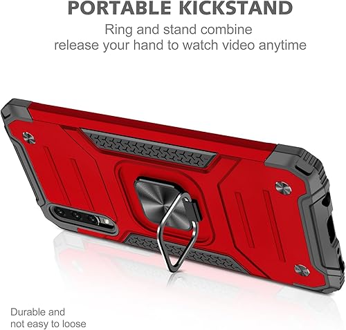 Miniatura 9 de Funda para Samsung Galaxy A50 A50S A30S grado militar con función atril incorporada, soporte de armadura resistente a prueba de golpes, funda