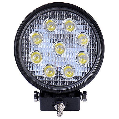 Greenmigo 27W LED Travaux Légers Offroad Floodlight Spotlight Réflecteur Worklight 2150LM Noir en Fonte D'aluminium IP67 Cover
