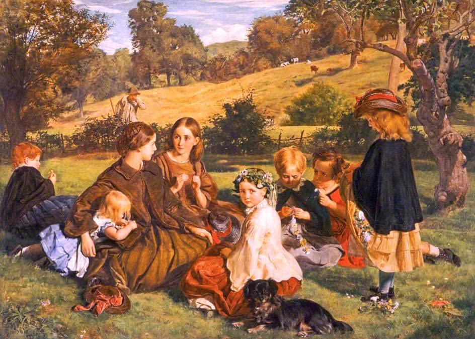 Tableau Toile Summertime Gloucestershire : l'esprit campagne anglaise au salon