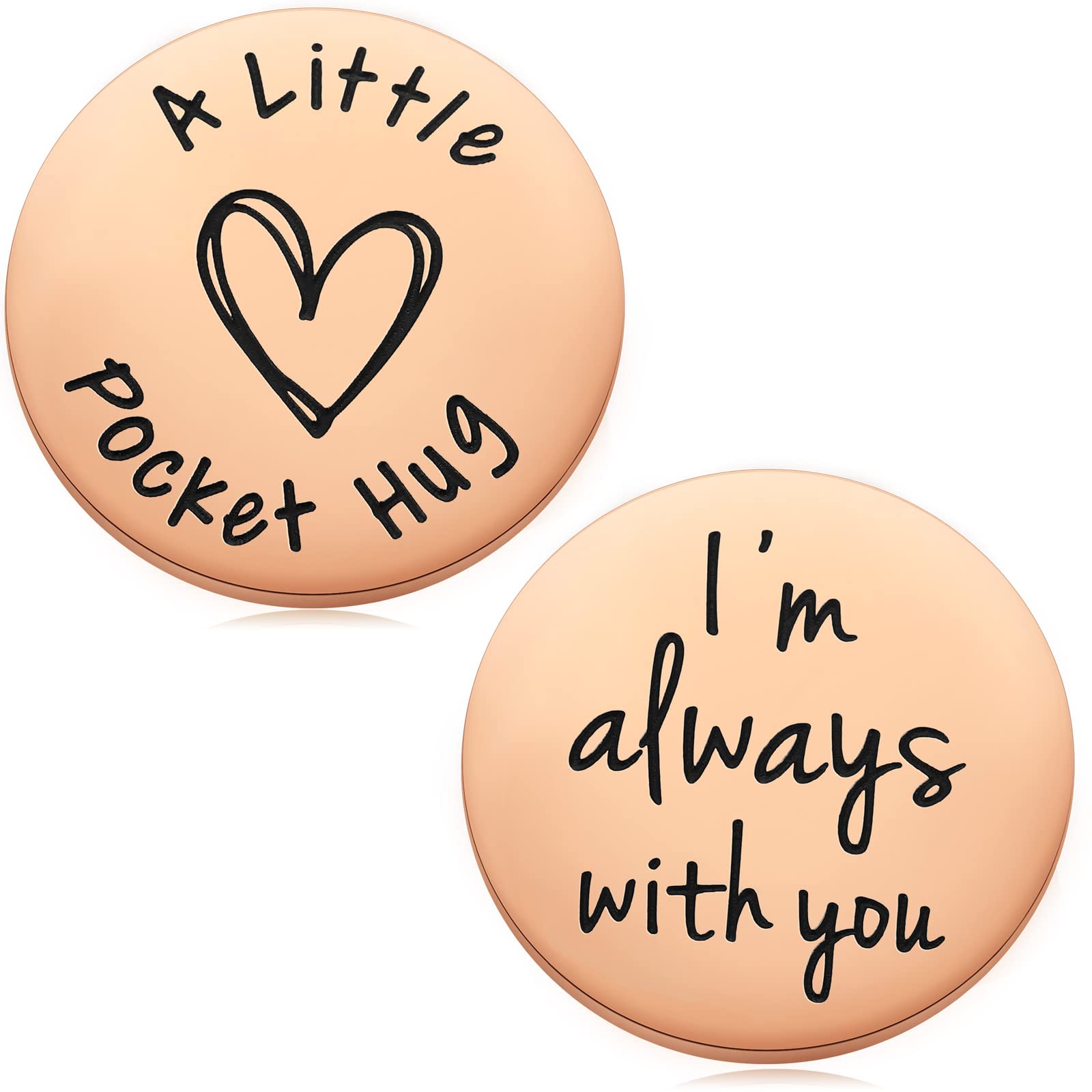 MIXJOY Little Pocket Hug Long Distance Gifts for Friends, Encouragement Cancer Survivor Recovery Gifts, Thinking of You Token