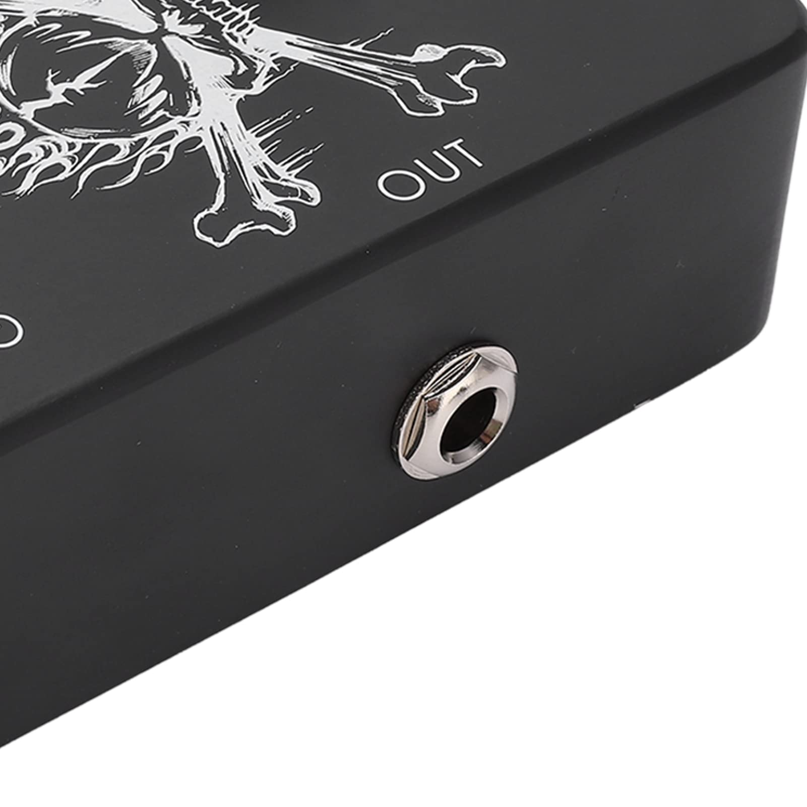 Pedale Effetti in Metallo per Chitarra Elettrica con Distorsione Ad Alto Guadagno Flash LED 11mA per Musicisti Rock Metal