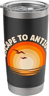 Escape to Antigua Stainless Steel Insulated Tumbler