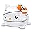 TeeTurtle - The Officially Licensed Original Sanrio Plushie - Mummy + Monster Hello Kitty - Cute Sensory Fidget Stuffed Animals That Show Your Mood - Perfect for Halloween!