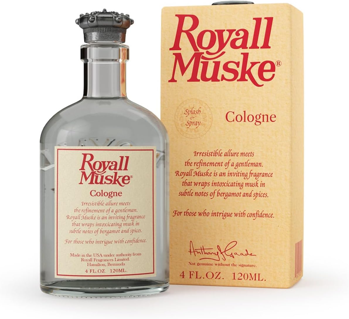 Royall Muske By Royall Fragrances All Purpose Lotion/Cologne 4 Oz Men