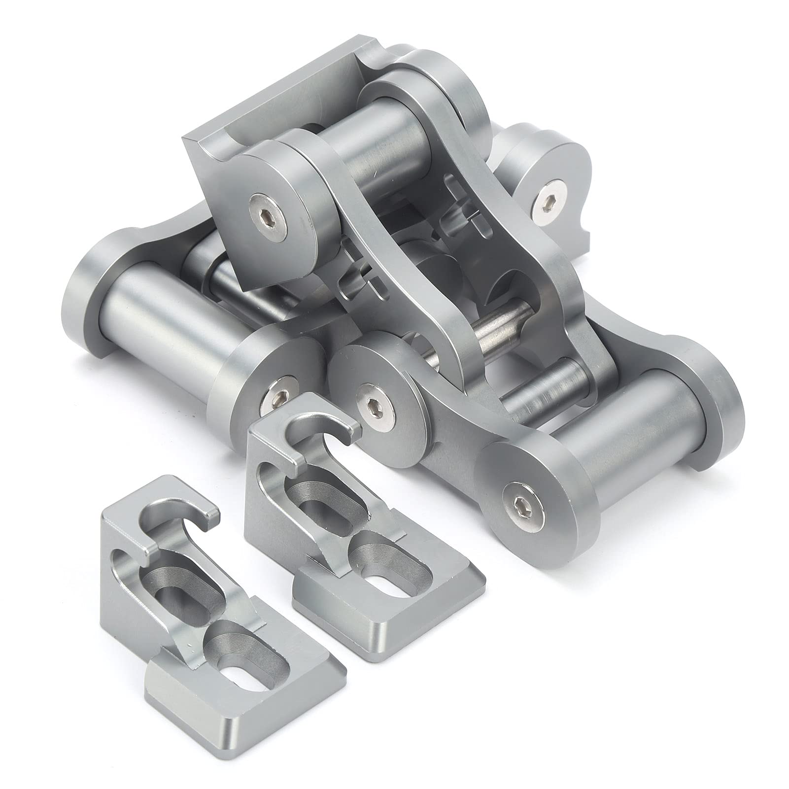 Cryfokt Zatrzaski Maski Trwały Aluminiowy Zatrzask Blokujący do Wranglera JK JKU 2007-2018 Zestaw 4 szt. w Stylu Terenowym (Kolor Ti)