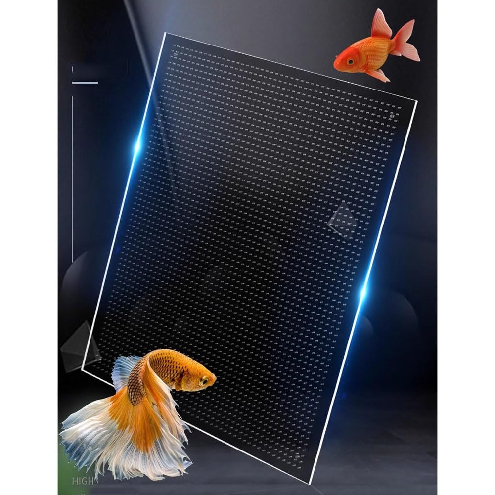 Divisor de Acuario, Divisor de acrílico para Tanque de Acuario, Tablero de Aislamiento Transparente, Divisor de pecera con ventosas, Accesorios para distinguir a los Peces y Evitar la agresividad de
