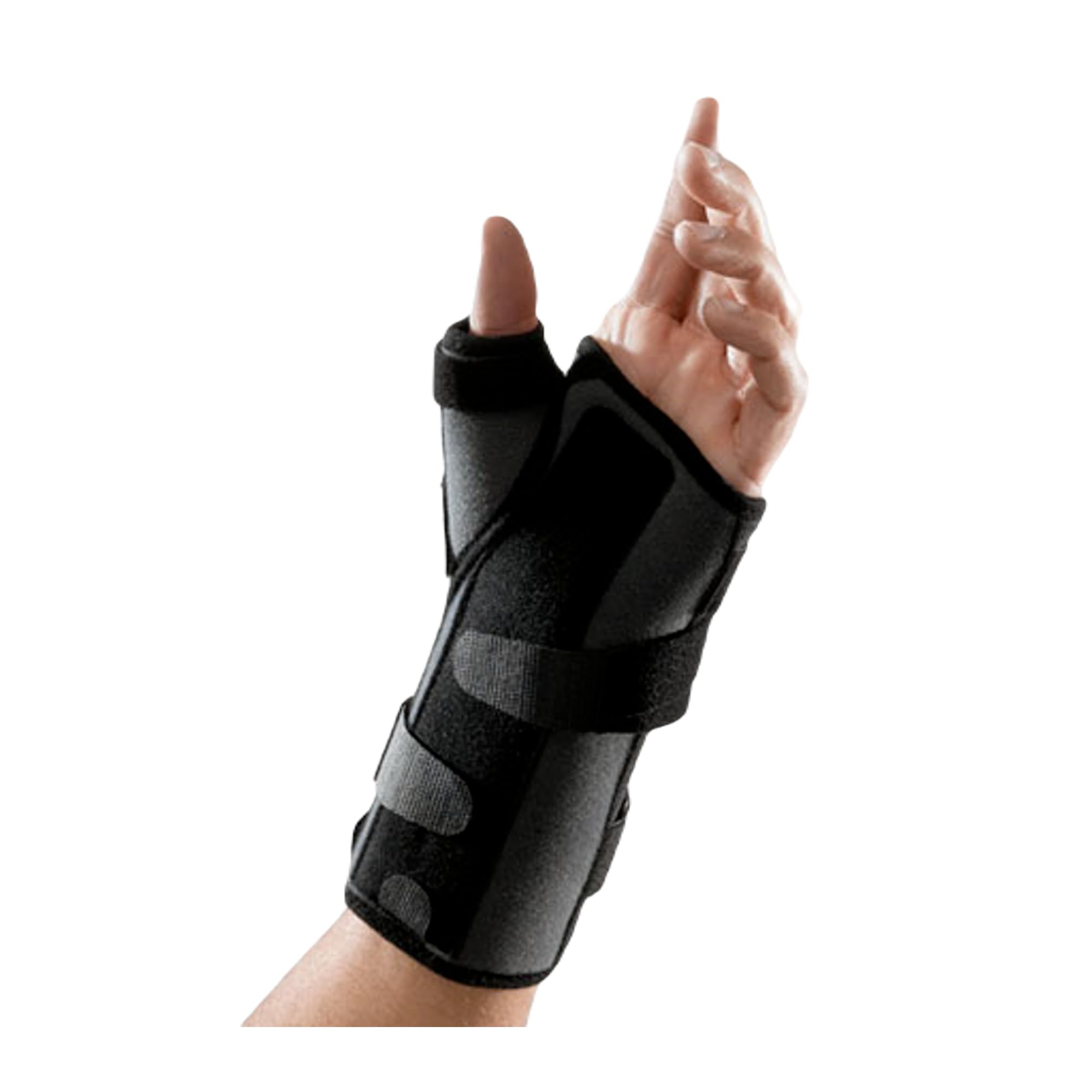 Inmovilizador de Muñeca Ligaflex Manu para mano izquierda color negro talla 4 (20,5 - 23 cm)