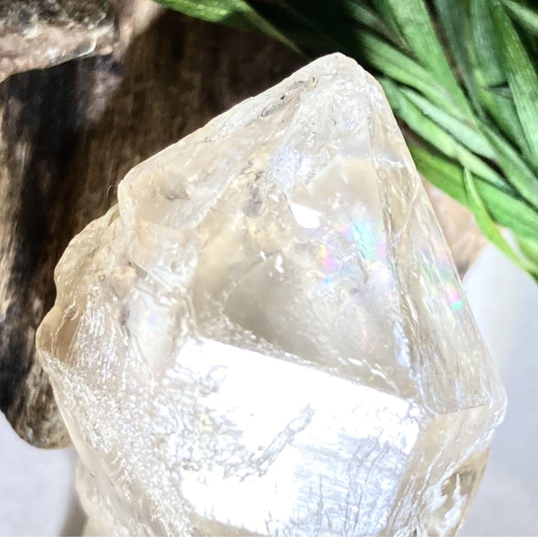 Amazon.co.jp: 天使のギフト レインボー エレスチャル 骸骨水晶 原石