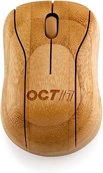 Amazon | oct17竹ワイヤレスマウス、ファッショナブルな天然木製木製