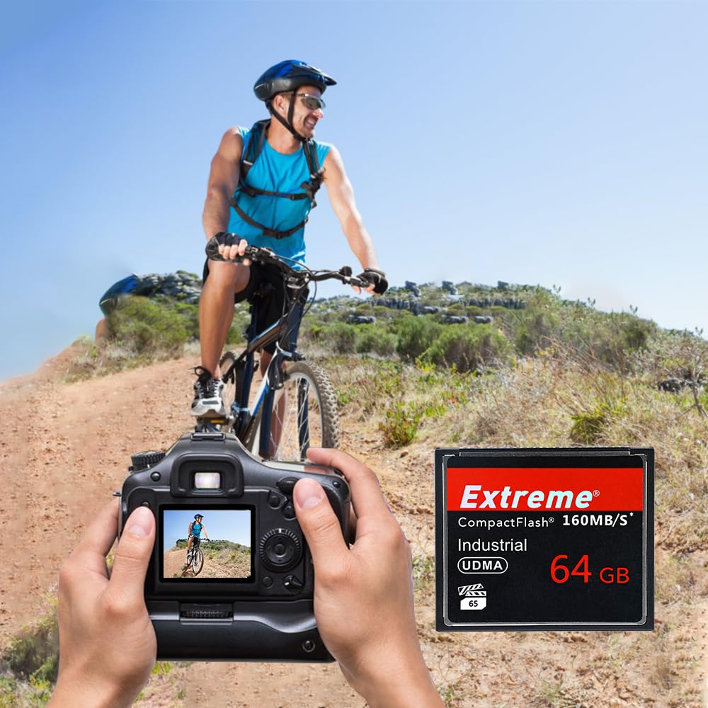 Carte mémoire Compact Flash 64 Go Haute Vitesse UDMA 160 Mo/s Reflex