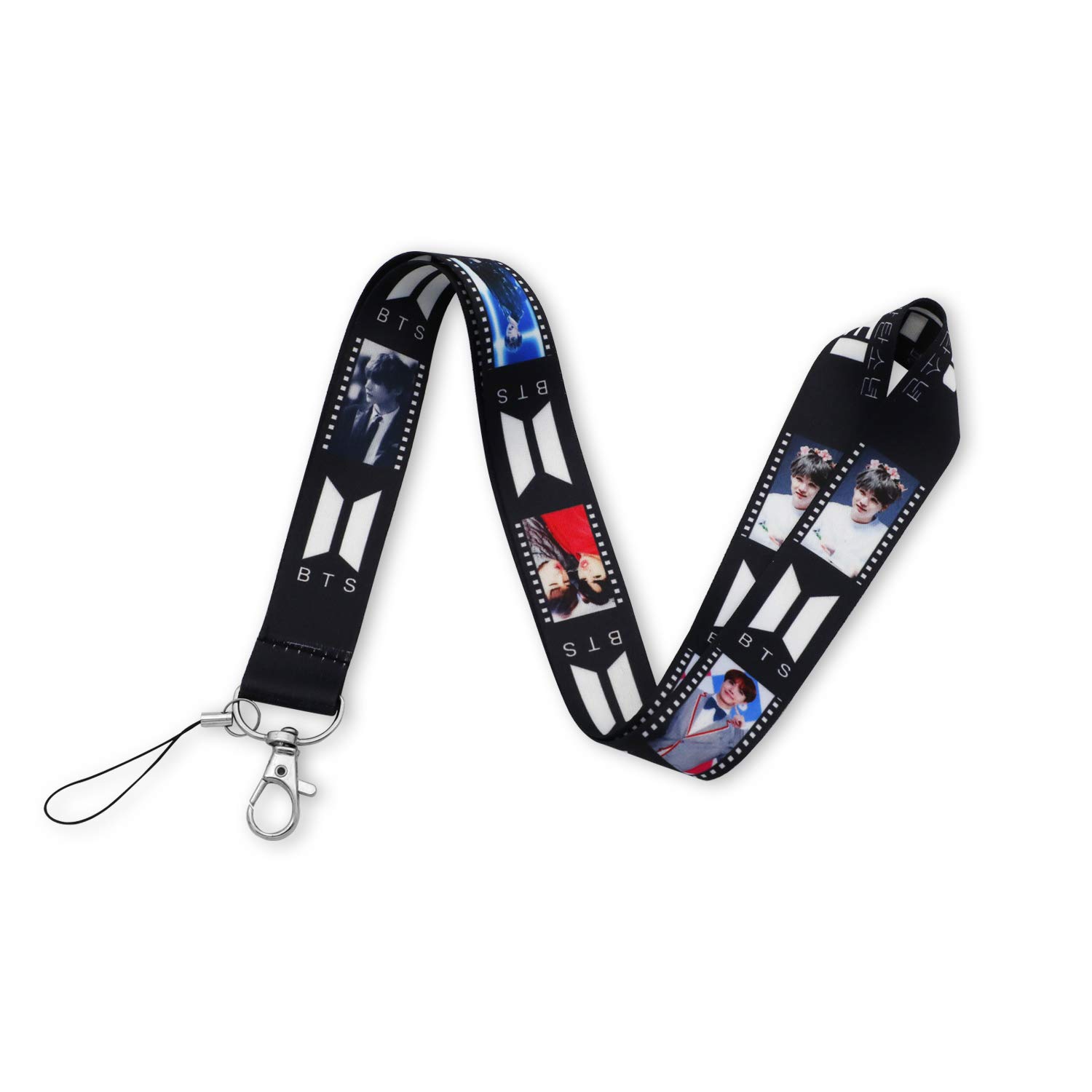 Kpop Army Lanyard Keychain ID Badge Holder Bangtan Boys Gift Set for Army-1