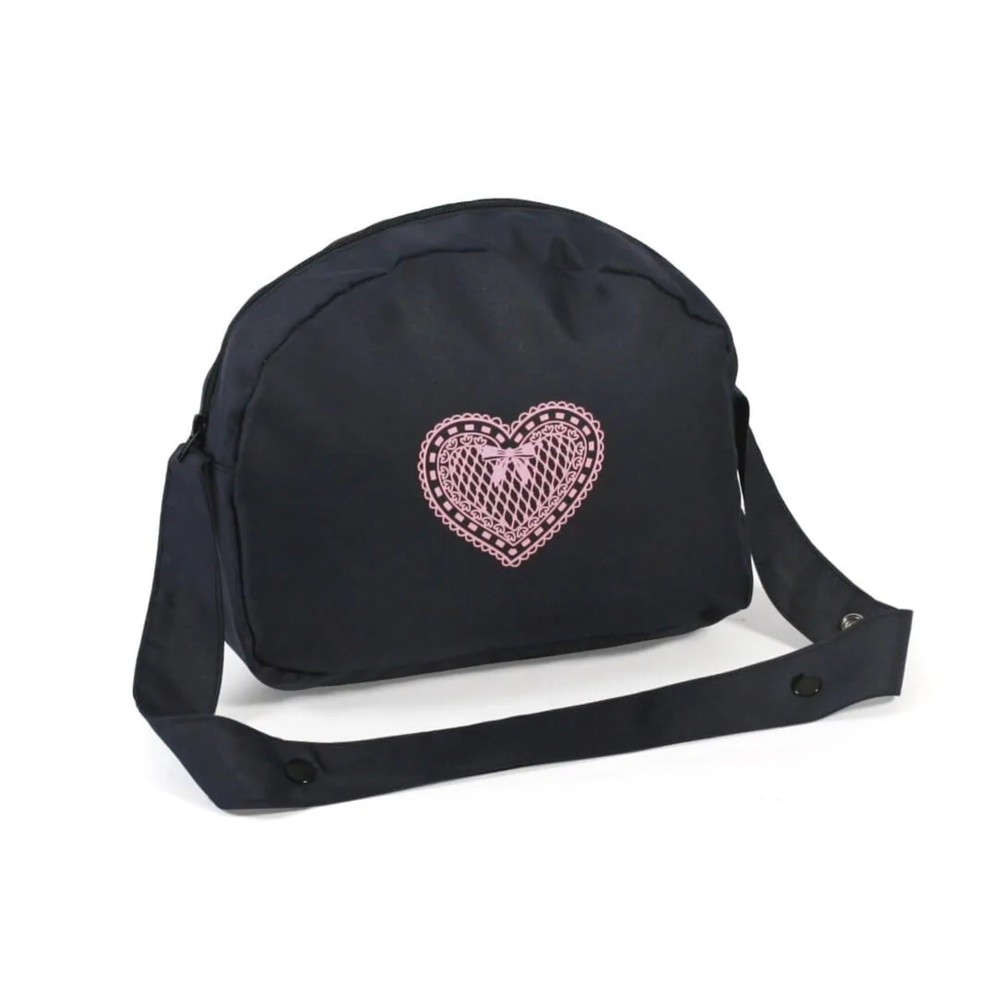 Bayer Chic 2000 - Wickeltasche für Puppen, Puppenwickeltasche, Puppenzubehör, Puppentasche, Navy, rosa