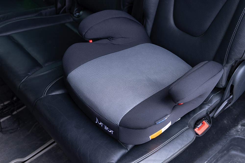 Petex 44430818 podwyższenie fotelika dziecięcego Max Plus 152 w zestawie Isofix, HDPE zgodnie z ECE R44/04, szary