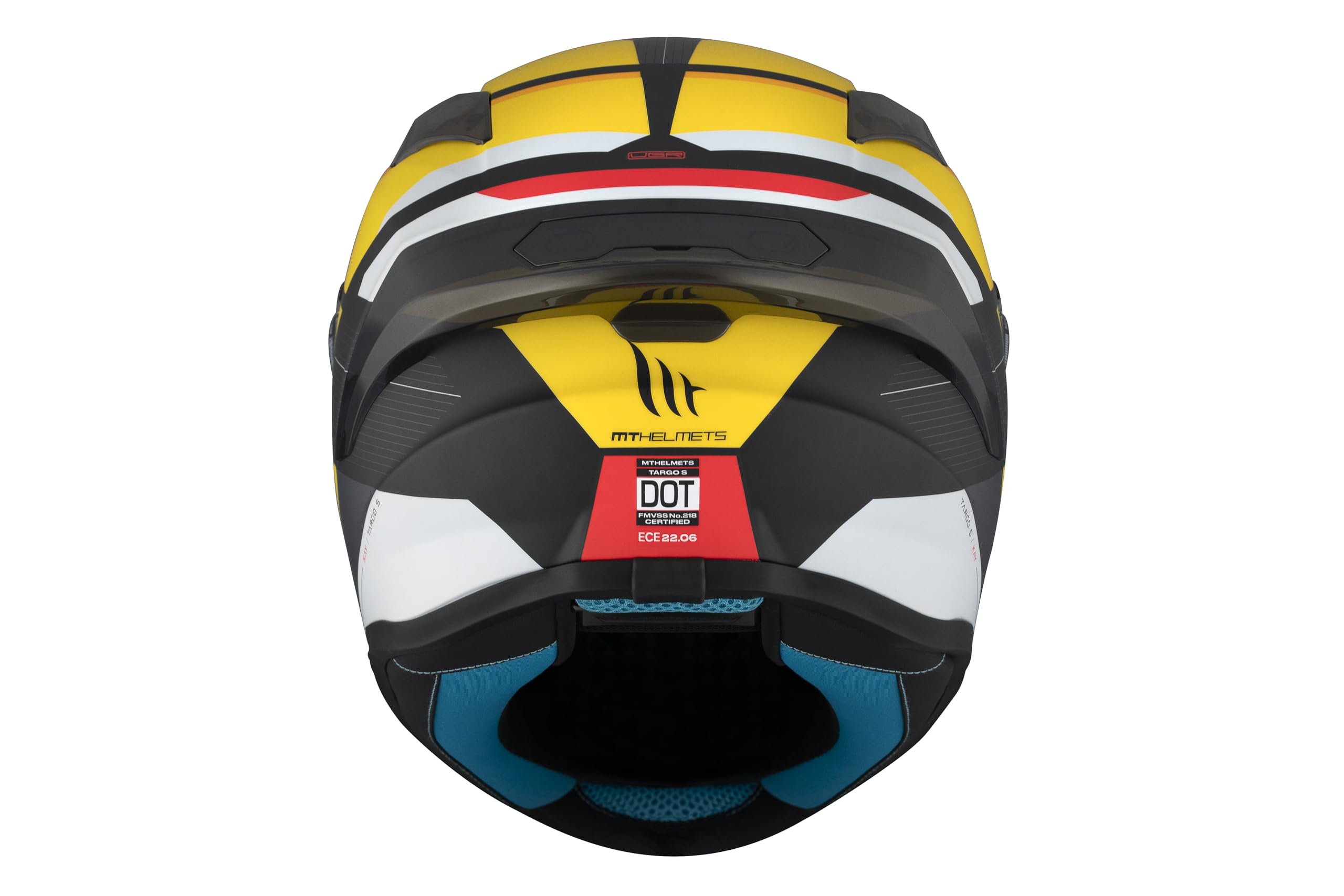MT HELMETS Targo S – Casco Moto Integral con Visor Solar Full Vision, Pantalla Compatible con Pinlock, Interior Lavable y Cierre Micrométrico | Calota HIRP | Homologado ECE 22.06 & DOT