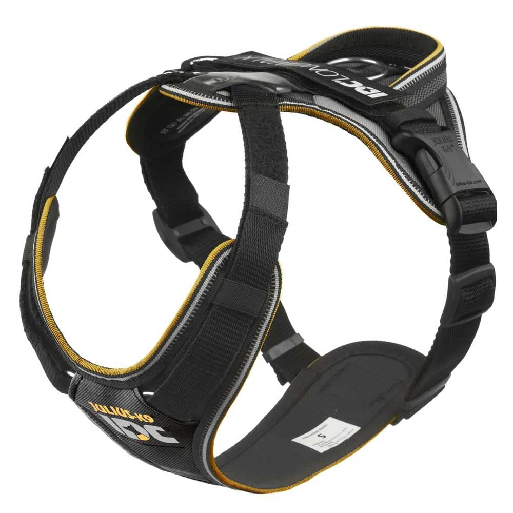 Julius-K9, Pettorina IDC Longwalk, Nero-Grigio, Taglia: XS