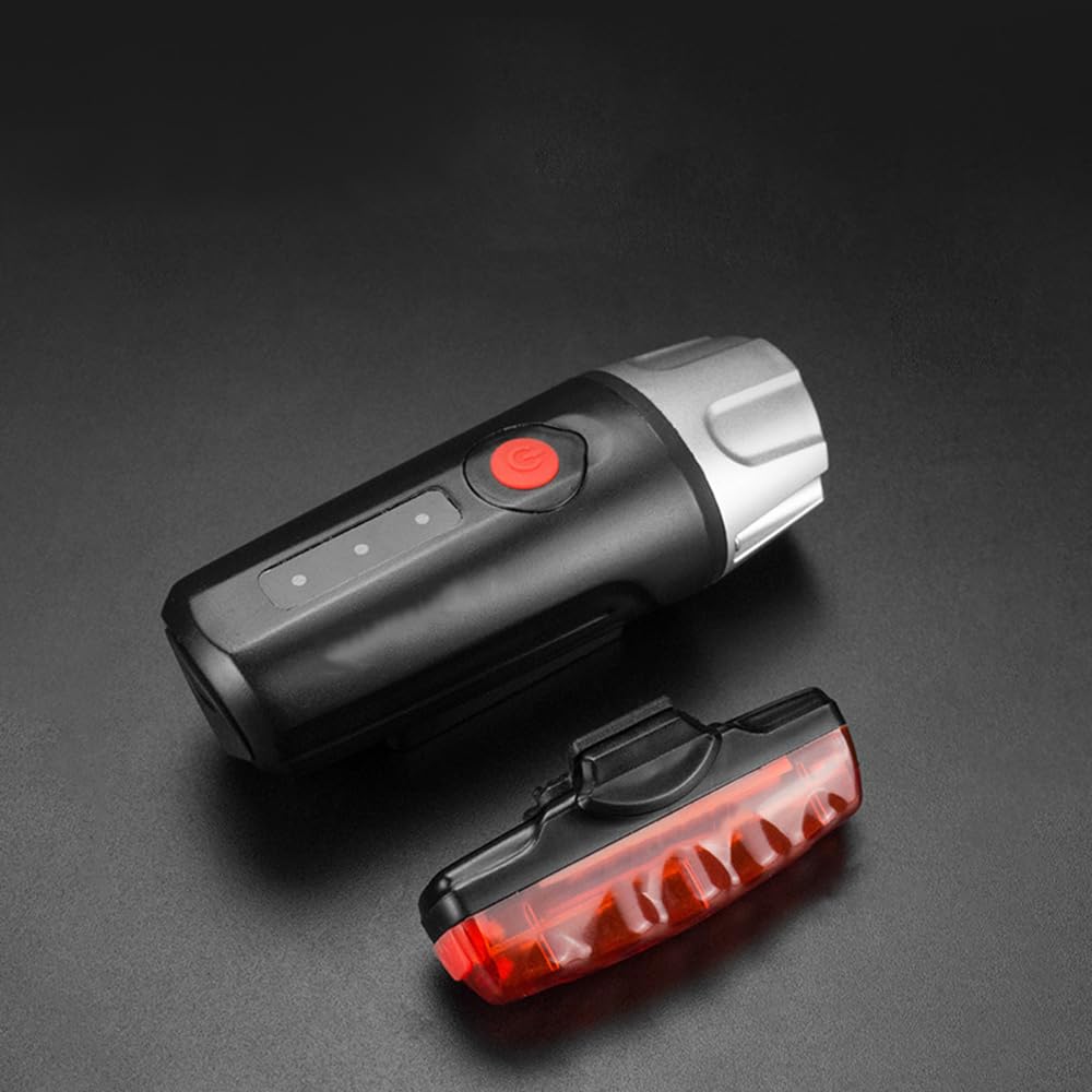300 Lumen Super Bright USB Ricaricabile Bicicletta Luce Luce Anteriore Leggera Luce Posteriore per Ciclismo Sicurezza con Impermeabile