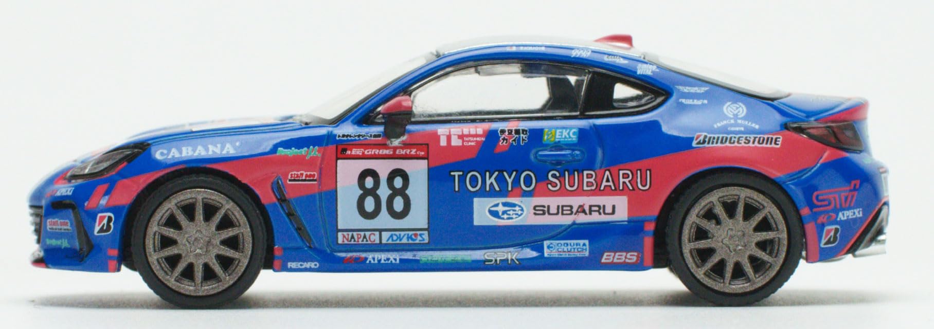 Subaru BRZ ミニカー レース仕様 61 SUBARU BRZ R&D SPORT SUPER GT GT300 2021 No.61 (ミニカー