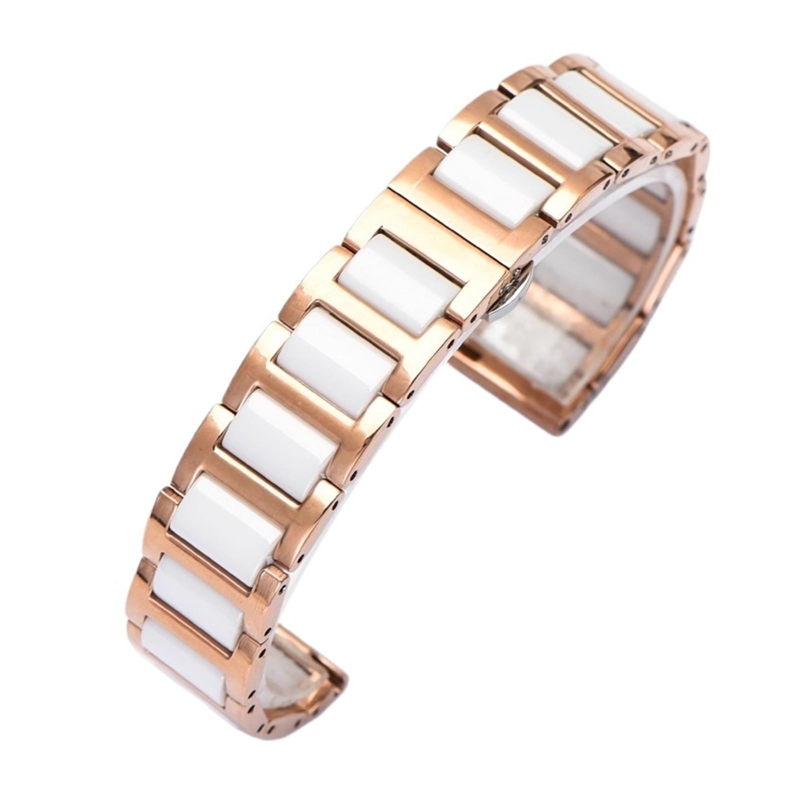 yingyingjia Bracciale Da Polso In Acciaio Inossidabile Massiccio In Ceramica 12/13/14/15/16/17/18/19/20/21 / 22MM Cinturino For Orologio Cinturino A Sgancio Rapido