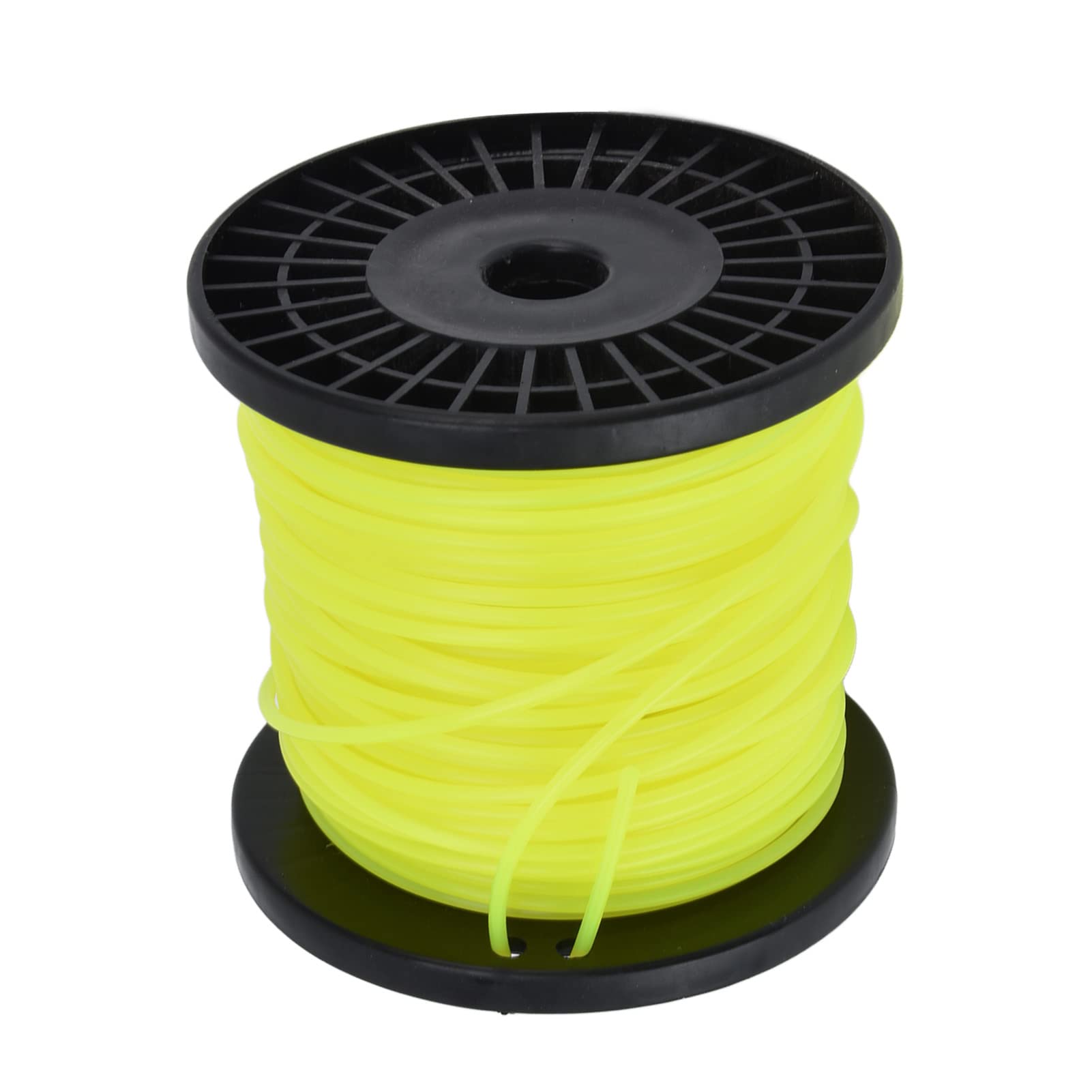 Filo per Decespugliatore Filo in Nylon Wacker per Erbacce 3,0 Mm Rotondo Giallo per Tagli Pesanti, Accelerazione Rapida e Uso Prolungato per Tosaerba Trimmer per Lavori in Giardino (50 m