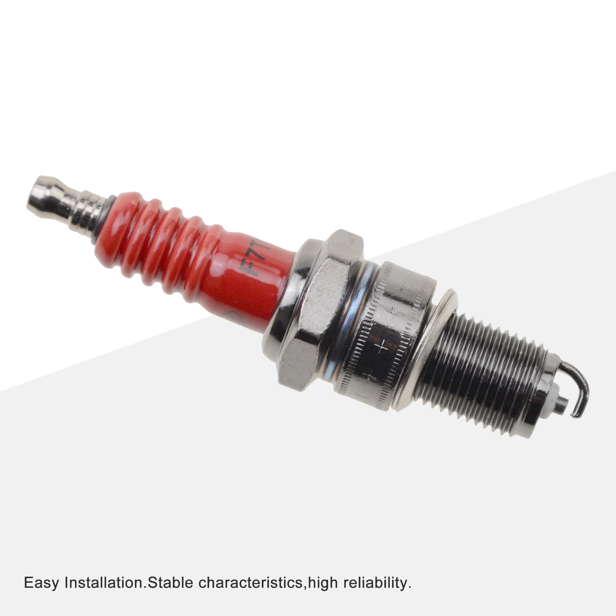 3 Candele Di Accensione F7TC Per Tosaerba E Motori Piccoli - Ricambio Originale - Foto 6